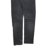 LEVI'S 805 74 Mens Slim Black Denim Dark W29 L32 Jeans Cotton Blend Zip