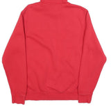 NIKE Mens Red Cotton Blend Hoodie M Sweatshirt Pullover Casual Sportswear