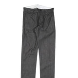 DAWN Womens Jeans Black Slim Skinny Denim W30 L37 Button Closure