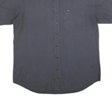 CHAPS RALPH LAUREN Mens Blue Polyester Blend Shirt XL Button Down Casual Summer