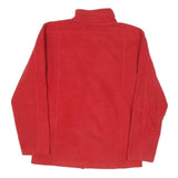 NHL Mens Red Montreal Canadiens Zip Polyester Blend Jacket S Fleece