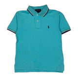 Age 8 Polo By Ralph Lauren Polo Shirt - Small Blue Cotton