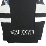 PHILIPP PLEIN Mens Black & White Skull Graphic Crew Neck S Sweatshirt Designer