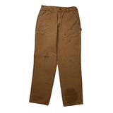 Carhartt Carpenter Trousers - 32W 31L Brown Cotton
