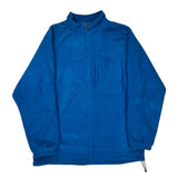 Champion Fleece Jacket - Large Blue Polyester
