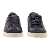 ADIDAS Sneaker Trainers Black Leather Mens UK 6