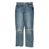 501 Levis Jeans - 28W US 4 Light Wash Cotton