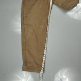 Carhartt Double Knee Carpenter Trousers - 35W 30L Brown Cotton
