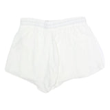 NIKE Womens White Casual Shorts S W28 Lightweight Polyester Drawstring