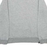 PUMA Mens Grey Cotton Blend Crew Neck M Sweatshirt Logo Print Casual