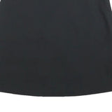 NIKE Womens Black Skort Knee Length Polyester Blend Plain UK 6 Elegant Casual