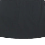 NIKE Womens Black Skort Knee Length Polyester Blend Plain UK 6 Elegant Casual