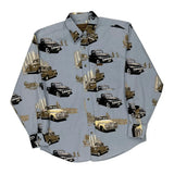 Outdoor Life Shirt - Medium Black Cotton