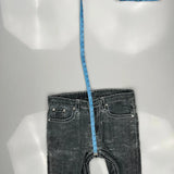 True Religion Contrast Stitch Jeans - 35W 30L Grey Cotton