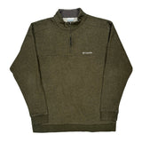 Columbia 1/4 Zip - XL Green Polyester
