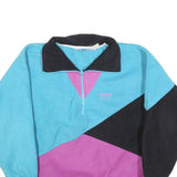 MOUNTAIN GEAR Womens Blue & Purple Colourblock Patterned Pullover Jumper M