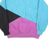 MOUNTAIN GEAR Womens Blue & Purple Colourblock Patterned Pullover Jumper M