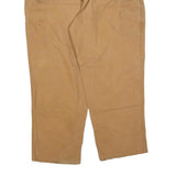 CARHARTT Mens Regular Fit Jeans Beige Cotton Blend Zip W42 L30 Workwear Durable