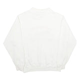 OARSMAN Mens White Presque Isle Harbor Wooden Boat Show Crew Neck L Sweatshirt