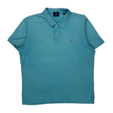 Gant Polo Shirt - XL Blue Cotton