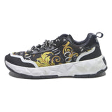 VERSACE JEANS COUTURE Mens Casual Trainers Black & Gold Synthetic UK 8 Designer