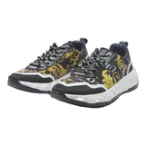 VERSACE JEANS COUTURE Mens Casual Trainers Black & Gold Synthetic UK 8 Designer