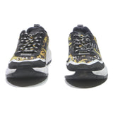 VERSACE JEANS COUTURE Mens Casual Trainers Black & Gold Synthetic UK 8 Designer