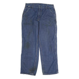 CARHARTT Mens Blue Regular Fit Straight Leg Denim Jeans W32 L32 Workwear Casual