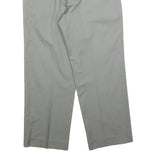 RITEX Mens Regular Fit Grey Straight Trousers W34 L30 Smart Casual Classic Zip