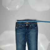 True Religion Skinny Jeans - 26W US 0 Blue Cotton Blend