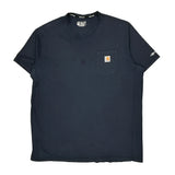 Carhartt Tall T-Shirt - 2XL Navy Cotton