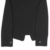 ARMANI COLLEZIONI Womens Black Button Jacket S Polyester Blend Tailored Classic