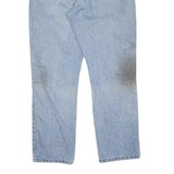 CARHARTT Mens Regular Blue Denim Jeans W34 L30 Workwear Zip Closure Casual