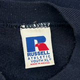 Russell Athletic Sweatshirt - XL Blue Cotton