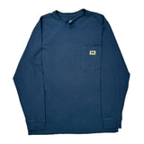 Lee Long Sleeve T-Shirt - XL Blue Cotton