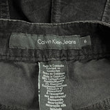 Calvin Klein Jeans Cord Pants - 29″ Waist Black Cotton