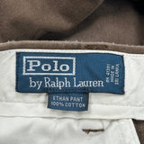 Polo By Ralph Lauren Trousers - 34W 29L Brown Cotton