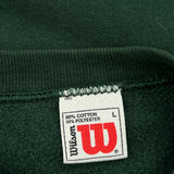 Wilson Sweatshirt - Large Green Cotton Blend