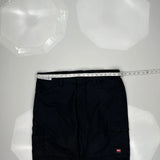 Red Kap Cargo Pants - 38W 32L Black Polyester