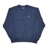 Nike Sweatshirt - 2XL Navy Cotton