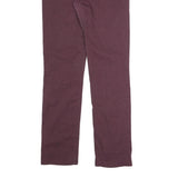 LEVI'S 511 Womens Jeans Slim Skinny Denim W31 L32 Burgundy Cotton Blend