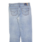 LEVI'S Mens Regular Fit Light Blue Denim Jeans W36 L34 Classic Zip Cotton Blend