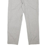 DOCKERS Mens Cotton Blend Beige Regular Fit Straight Trousers W36 L27 Classic