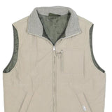 TIMBERLAND Boys Beige Fleece Lined Zip Up Jacket 16Y Polyester Outdoor Vest