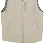 TIMBERLAND Boys Beige Fleece Lined Zip Up Jacket 16Y Polyester Outdoor Vest