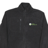 TIMBERLAND Womens Black Outdoor Jacket L Polyester Woven Plain Zip Long Sleeve