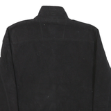 TIMBERLAND Womens Black Outdoor Jacket L Polyester Woven Plain Zip Long Sleeve