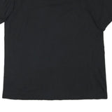 ADIDAS Mens Black Logo Graphic T-Shirt XL Short Sleeve Crew Neck Cotton Blend