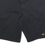 DICKIES Mens Shorts Black Casual Relaxed Fit 2XL W40 Cotton Blend Workwear