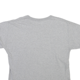 CHAMPION Mens Grey Graphic T-Shirt L Short Sleeve Crew Neck Logo Cotton Jersey